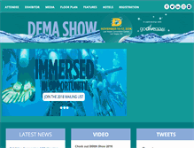 Tablet Screenshot of demashow.com